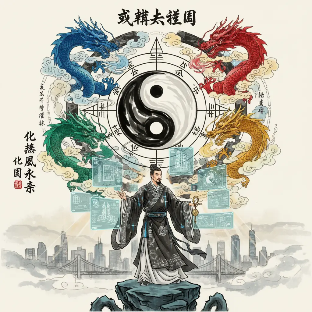 化煞風水師 - 乾坤太極圖