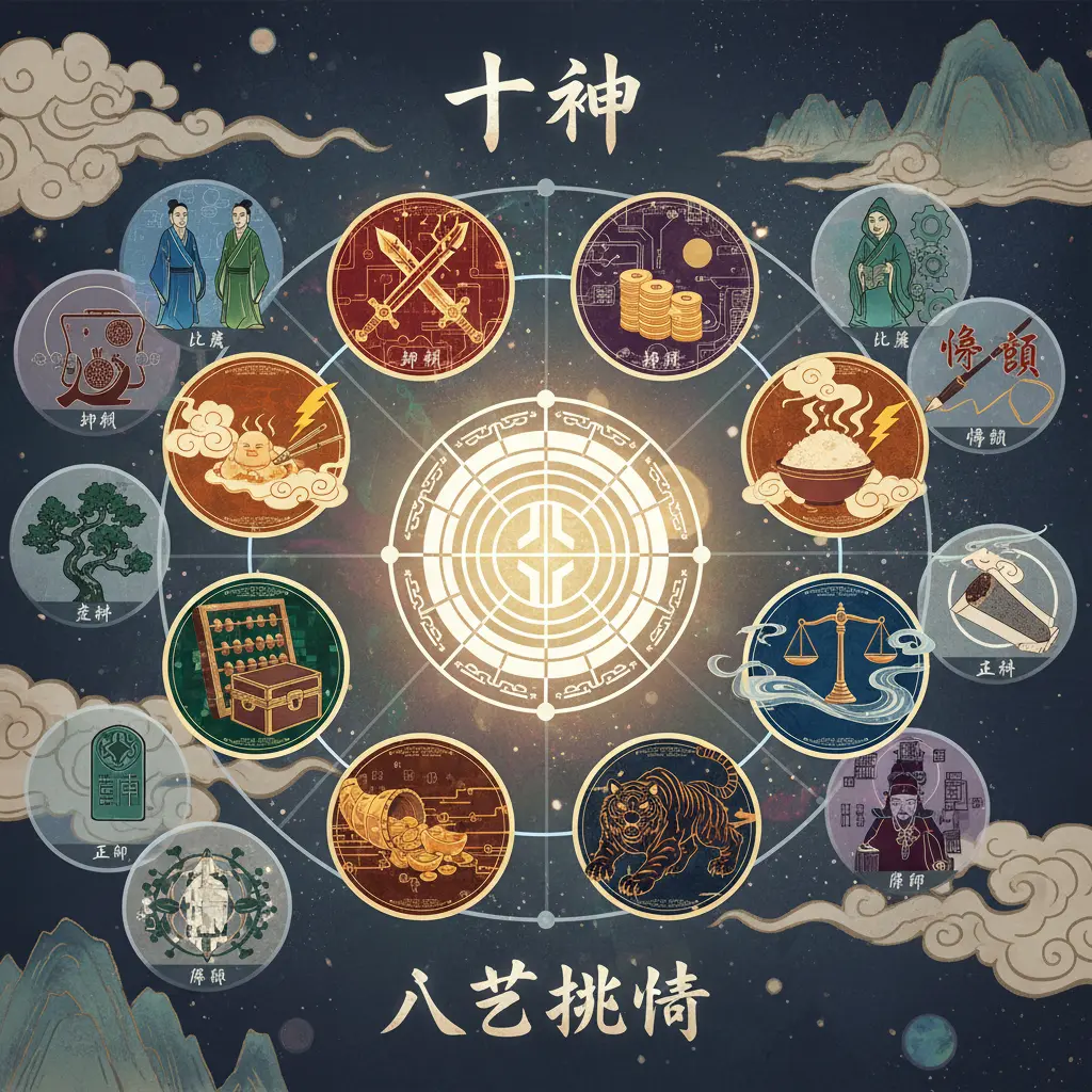 八字批命 - 十神