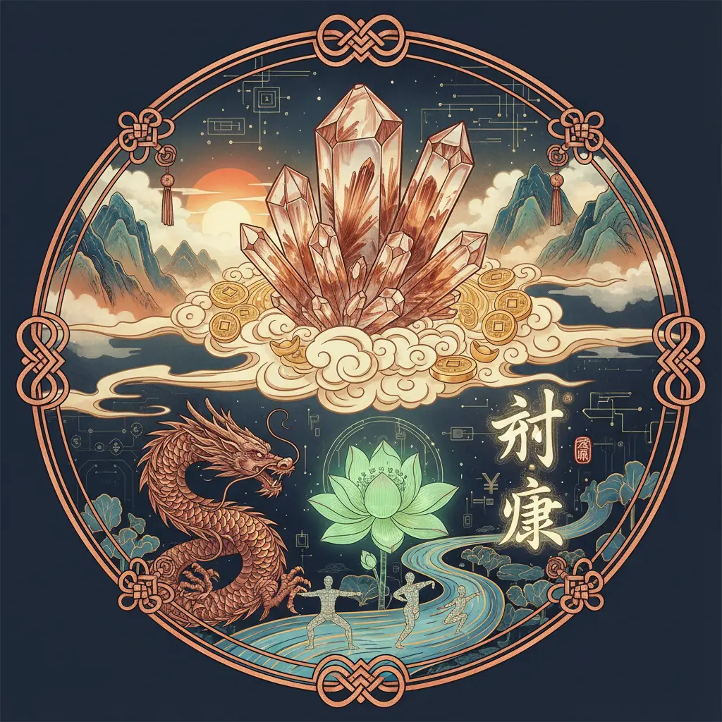 財運健康 - 銅鈦晶