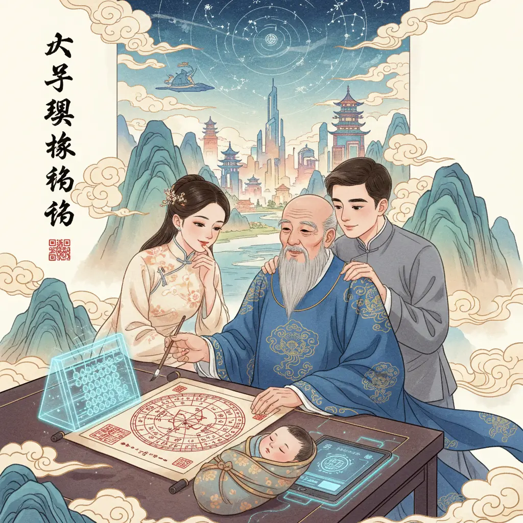 嬰兒改名師傅 - 八字算命