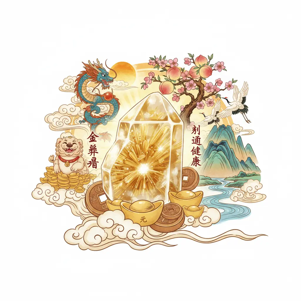財運健康 - 金髮晶