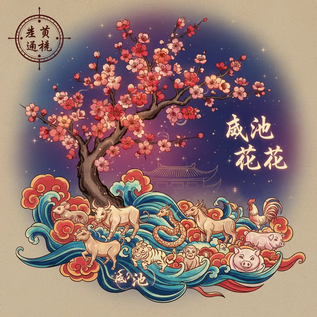 生肖運程 - 咸池桃花