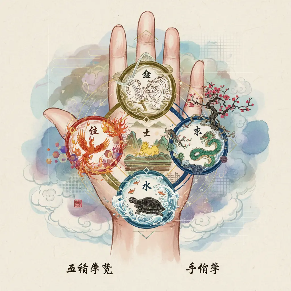 手相學 - 五行學說
