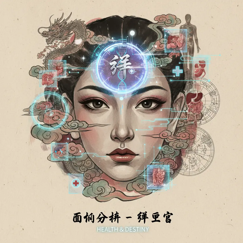 面相分析 - 疾厄宮