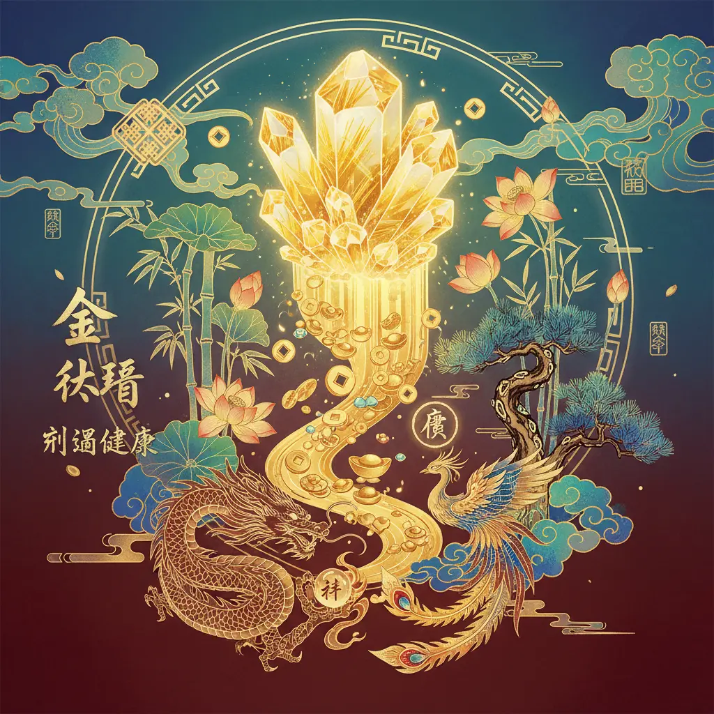 財運健康 - 金鈦晶
