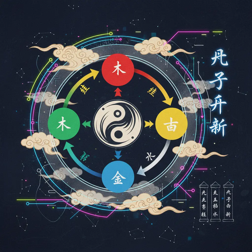八字分析 - 五行生剋