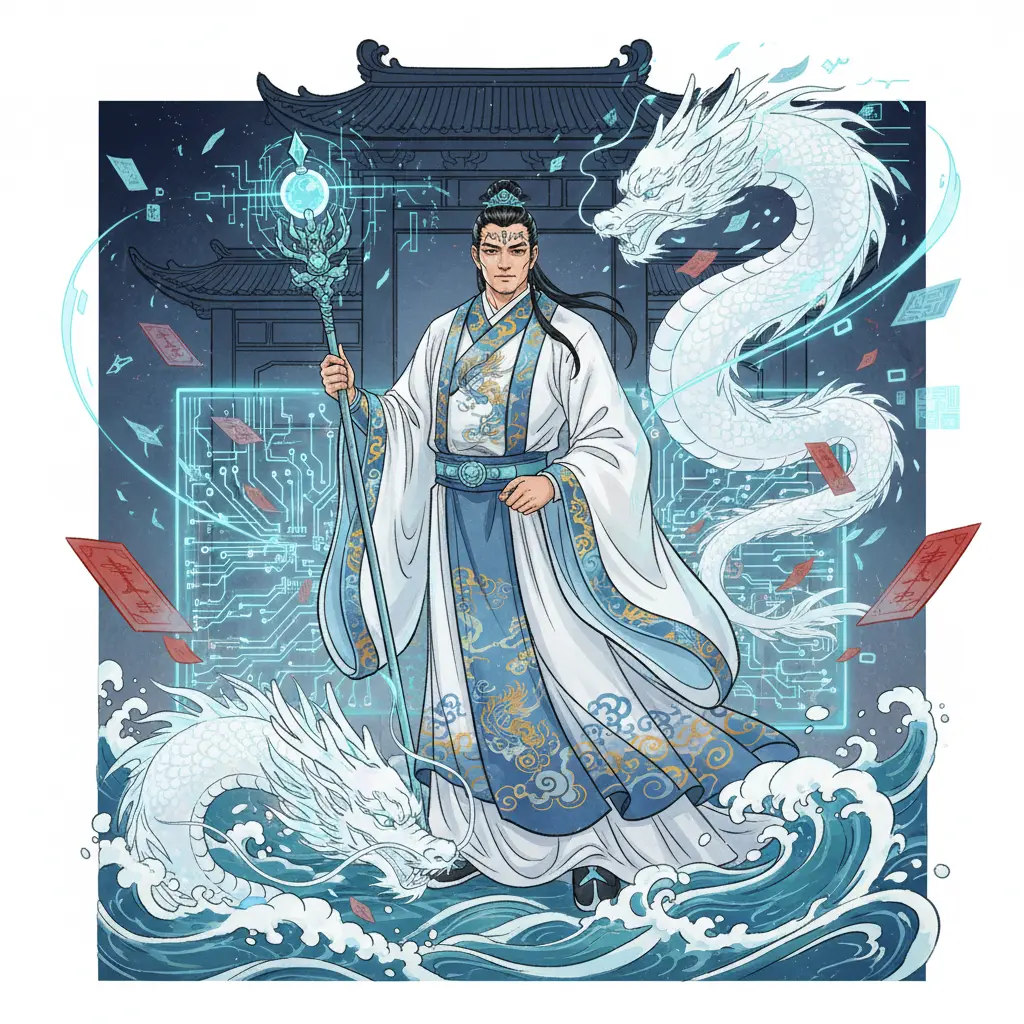 白龍王 - 法師