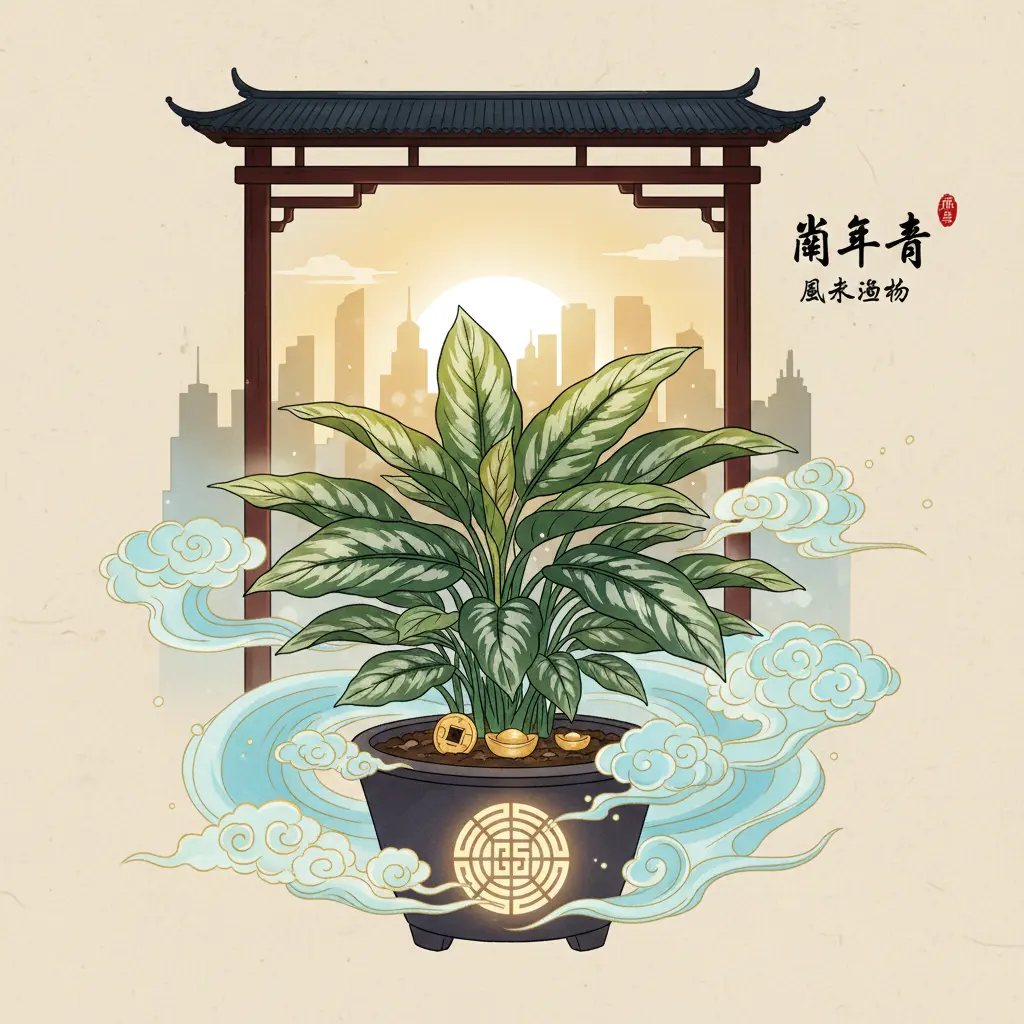 風水植物 - 萬年青