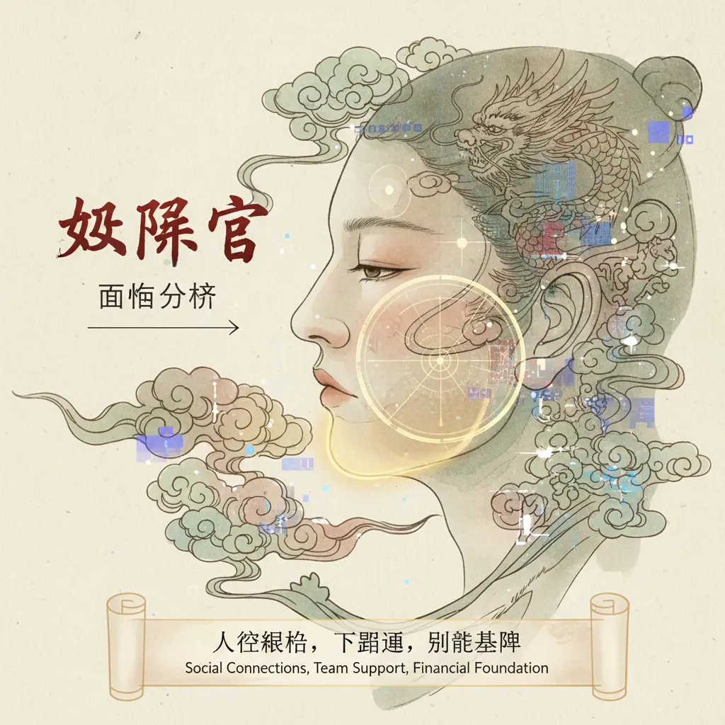 面相分析 - 奴僕宮