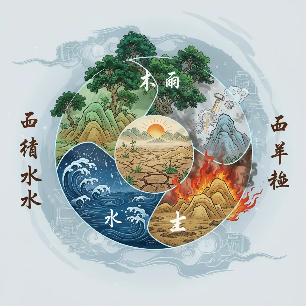 五行平衡 - 五行缺水