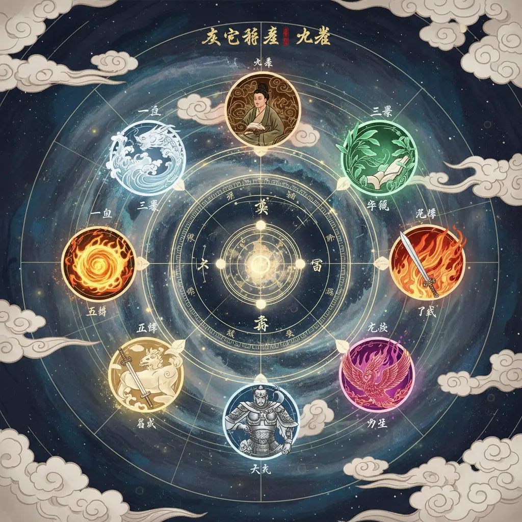 玄空飛星風水 - 九星