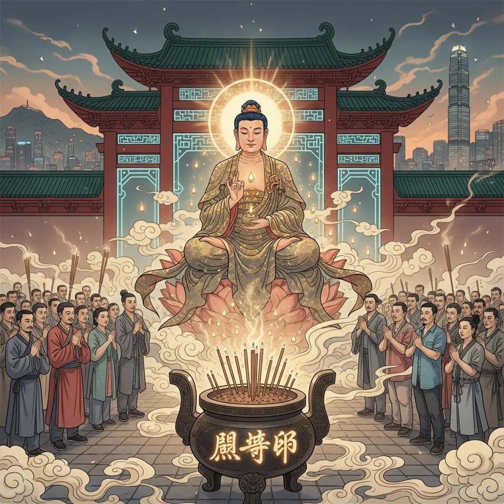 黃大仙廟 - 燃燈佛