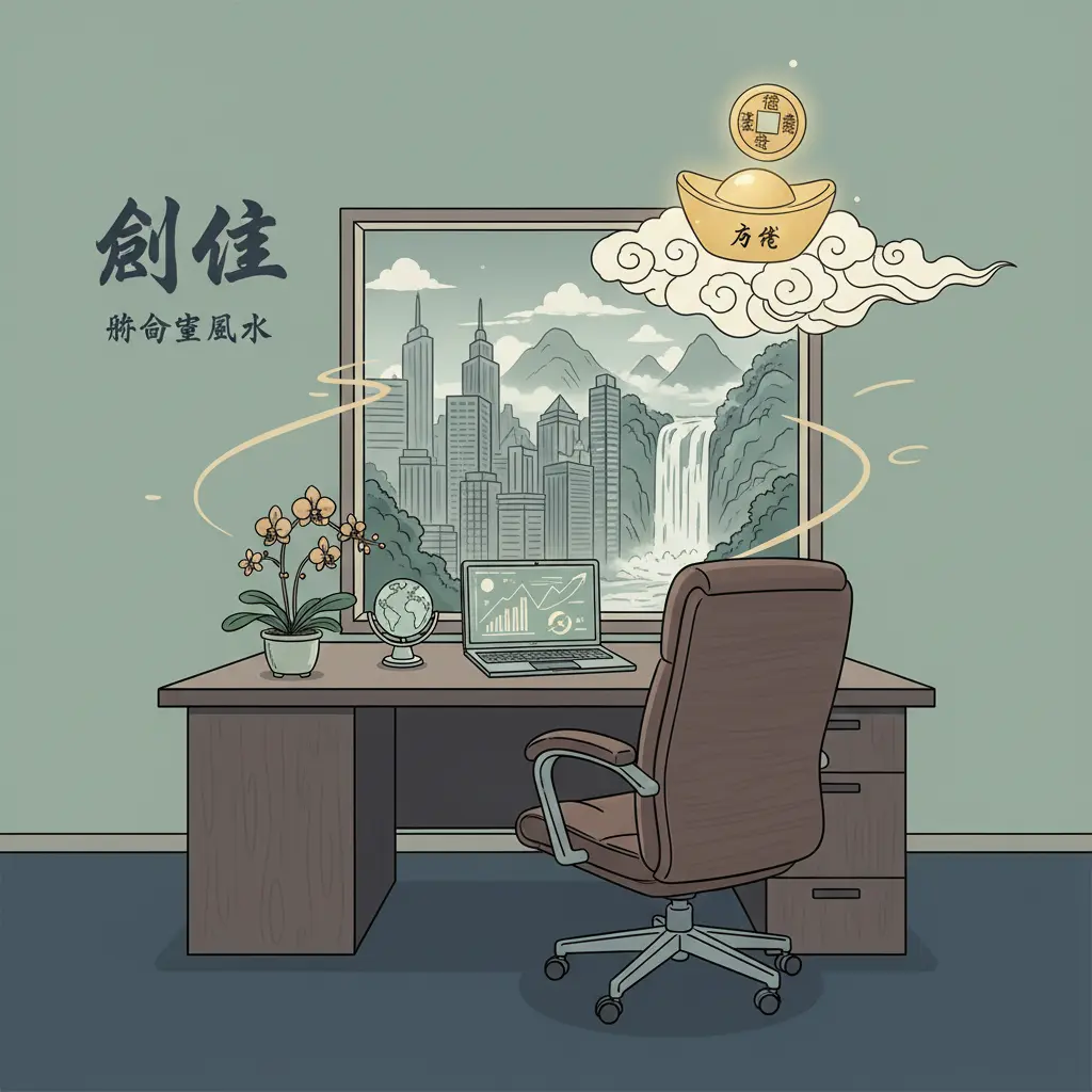 辦公室風水 - 財位