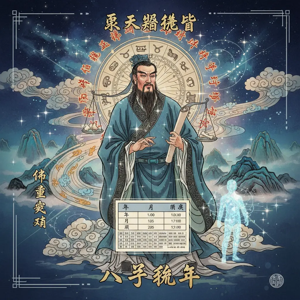八字流年 - 袁天罡稱骨