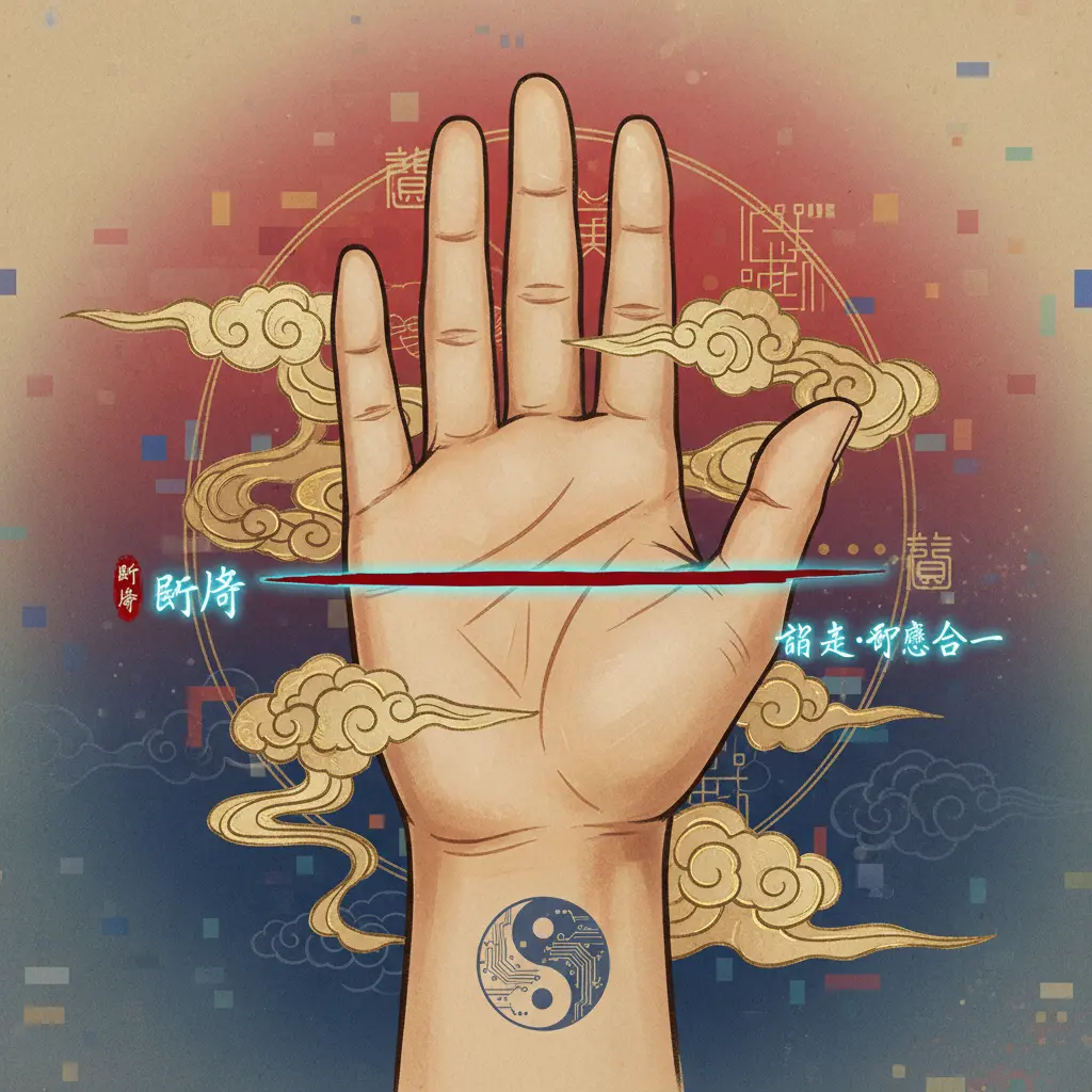 掌相 - 斷掌