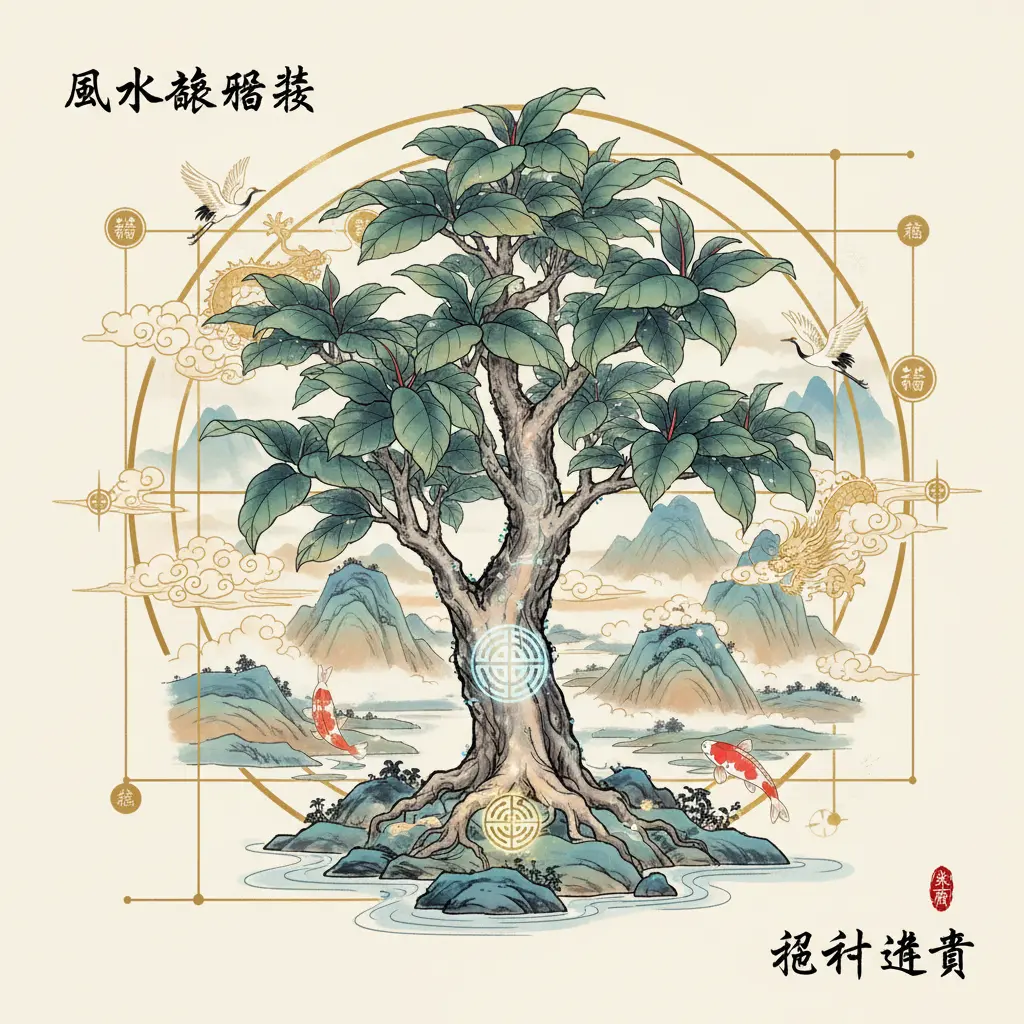 風水植物 - 橡膠樹