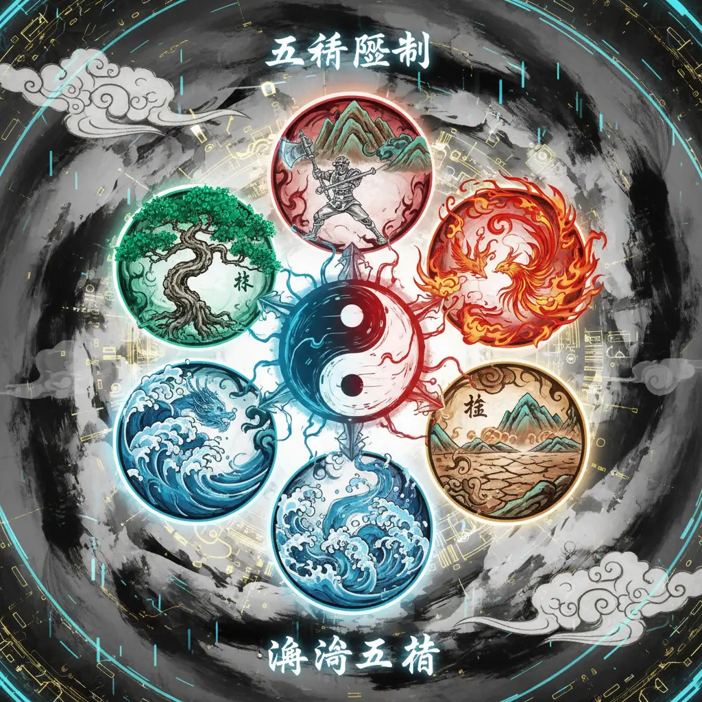 陰陽五行 - 五行壓制