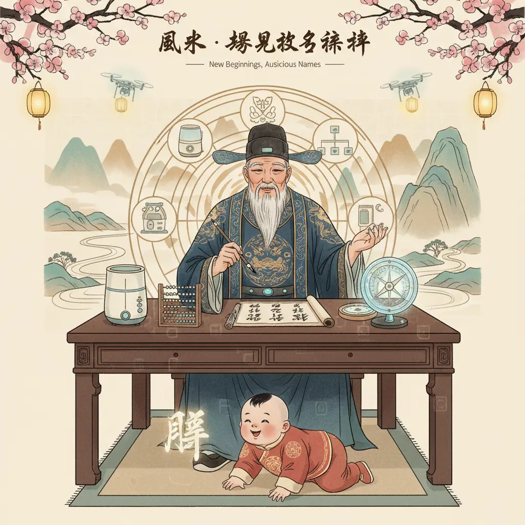嬰兒改名師傅 - 風水