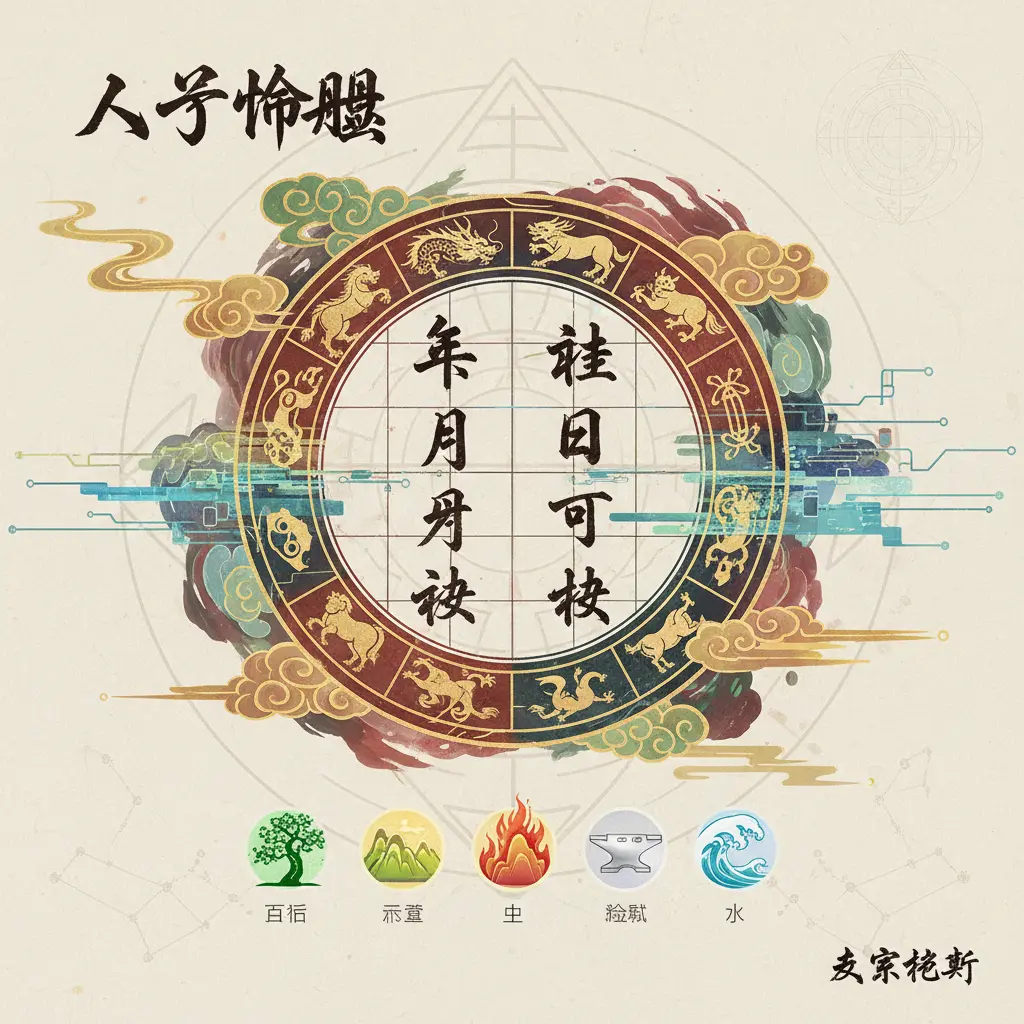 八字 - 八字命盤