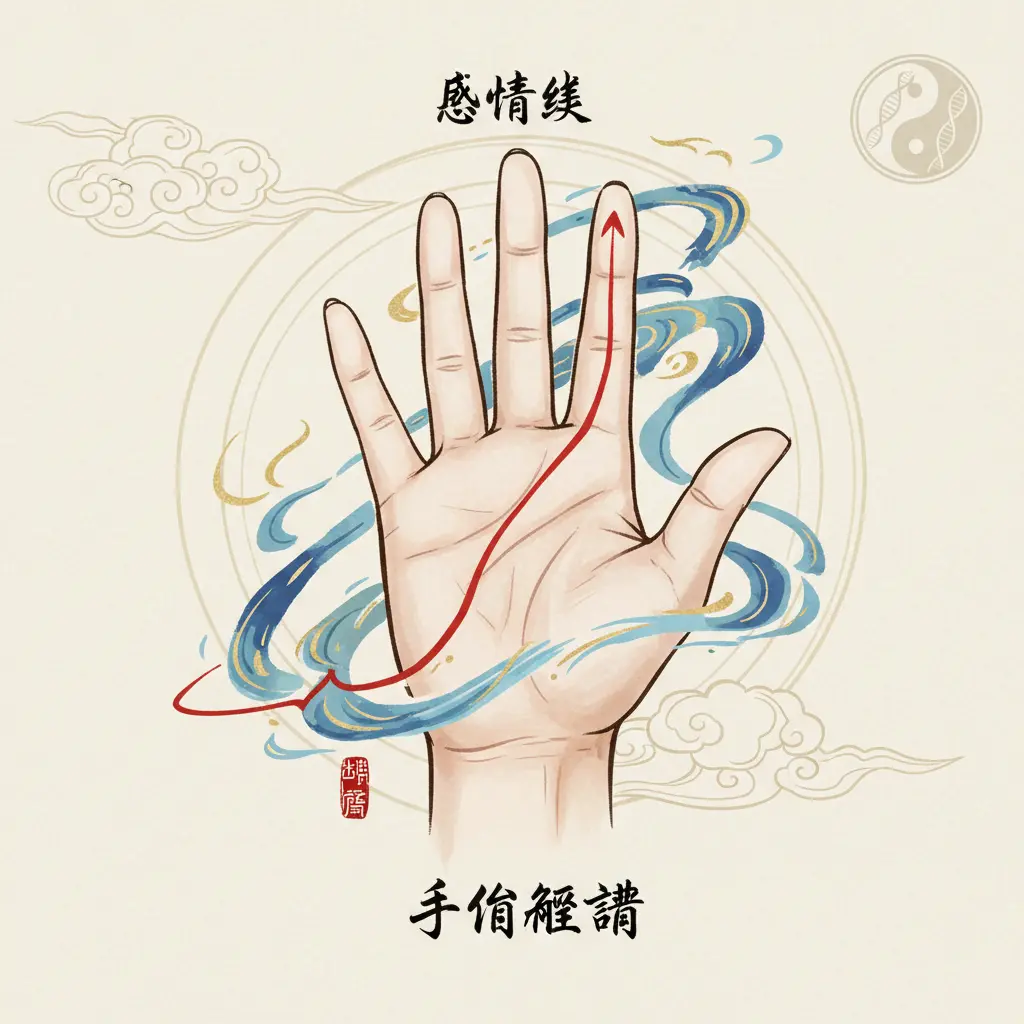 手相解讀 - 感情線