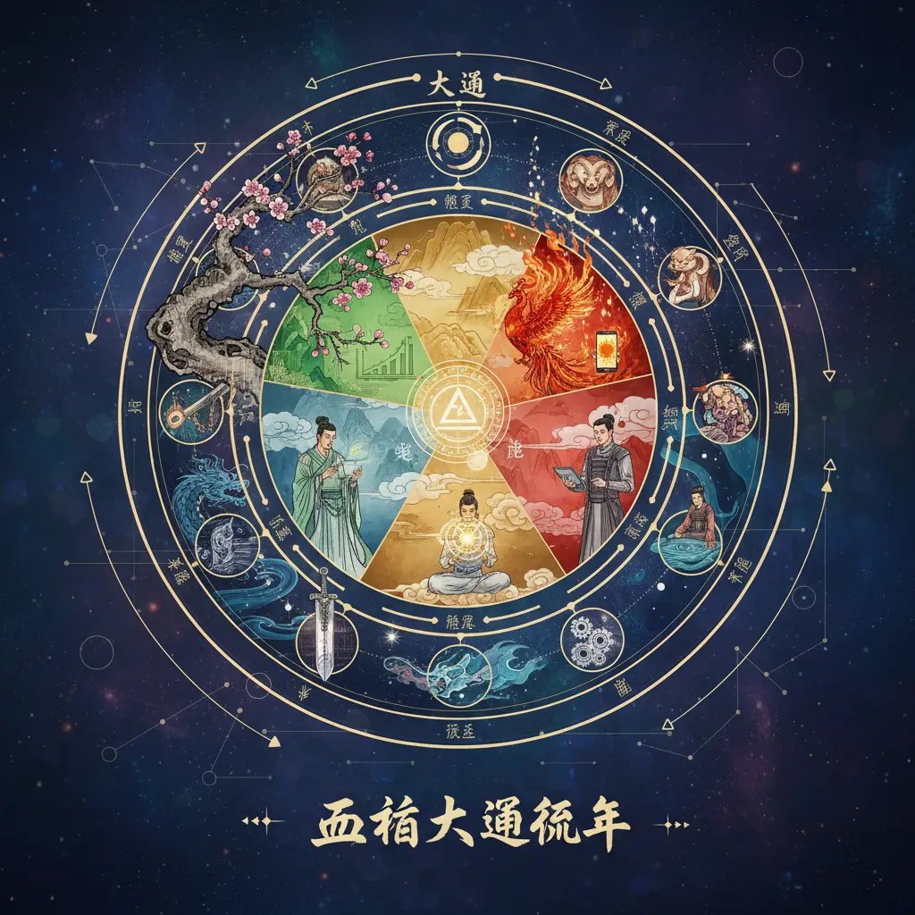 大運流年 - 五行
