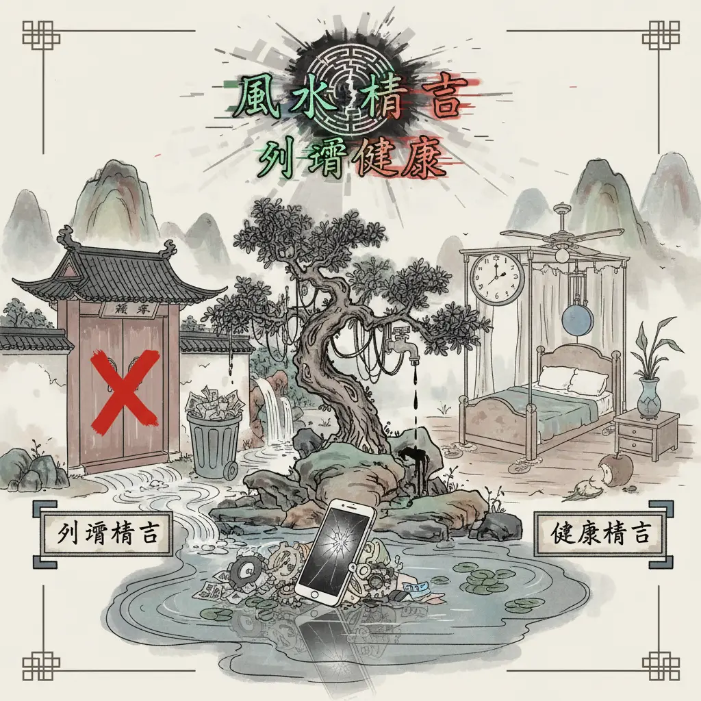 財運健康 - 風水禁忌