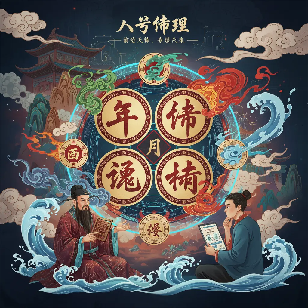 八字命盤 - 八字算命