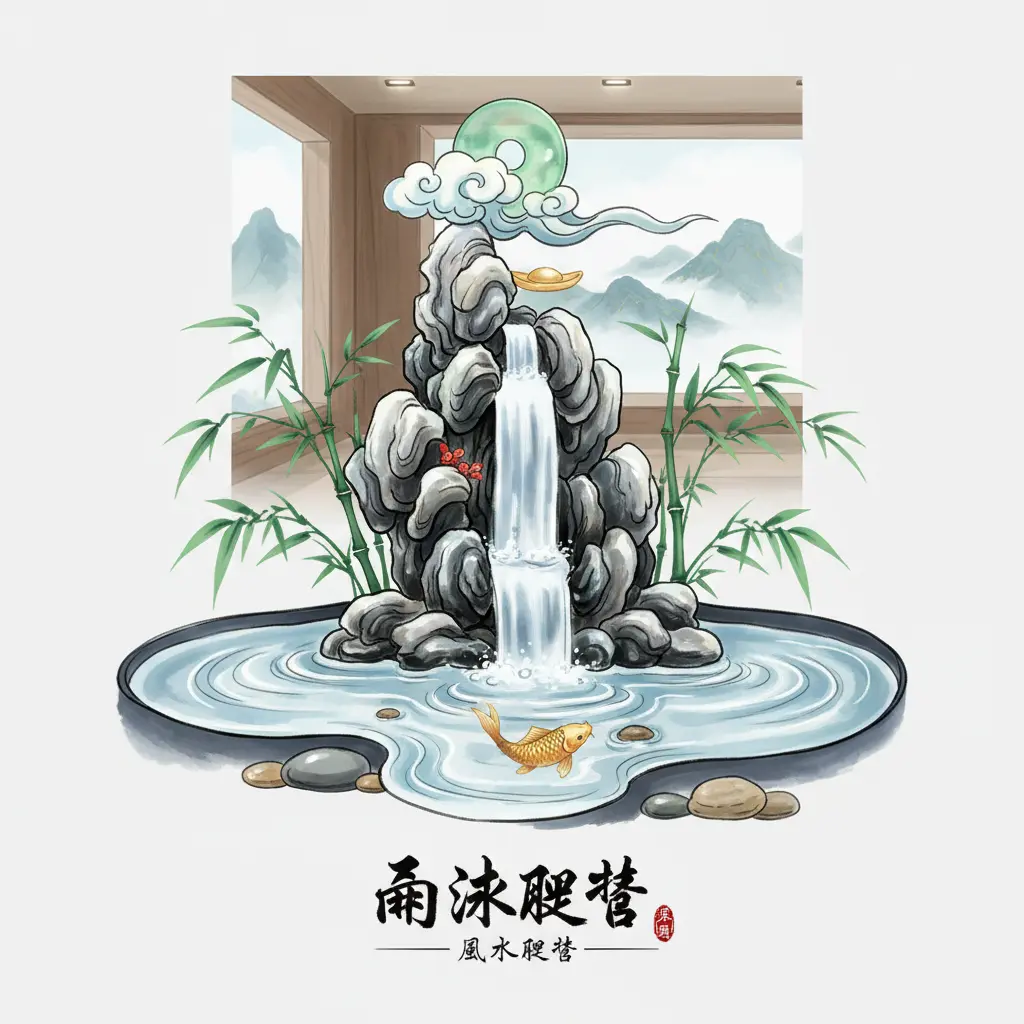 風水擺設 - 流水擺設