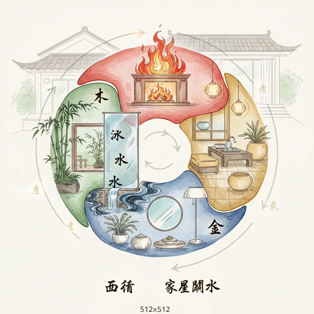 家居風水 - 五行