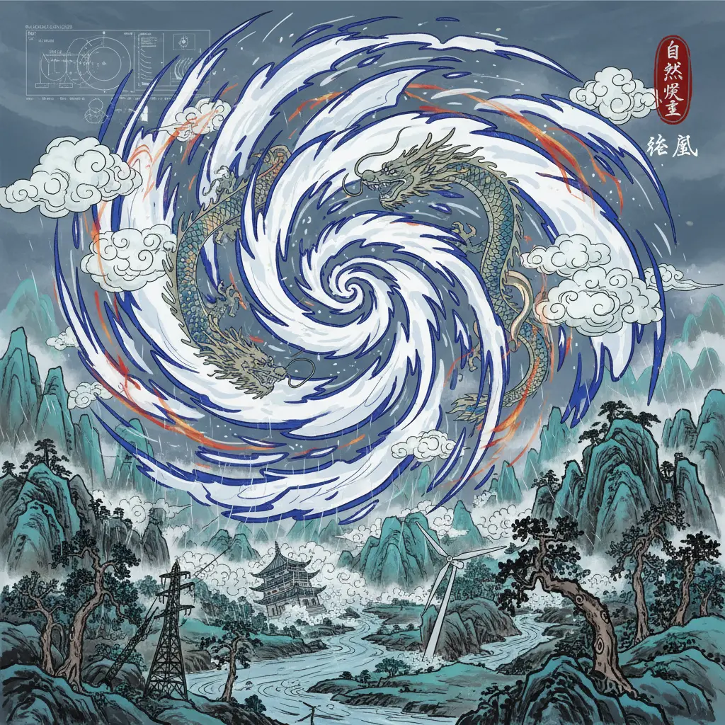 自然災害 - 颱風