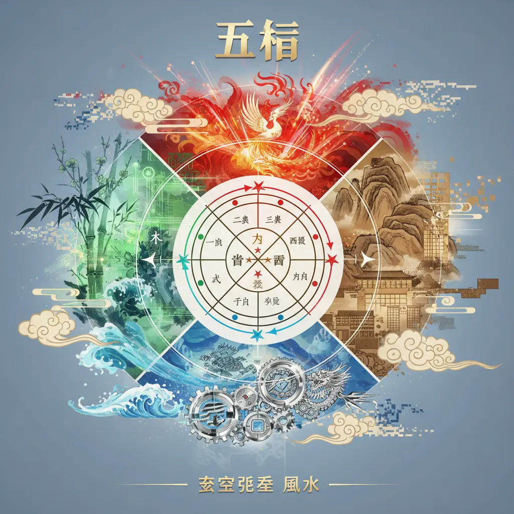 玄空飛星風水 - 五行