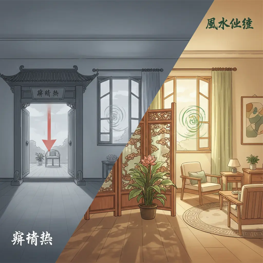 風水化解 - 穿堂煞