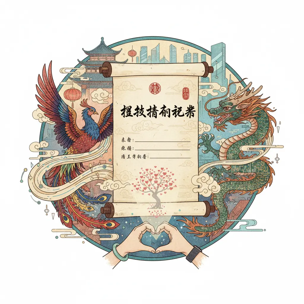 結婚 - 擬結婚通知書