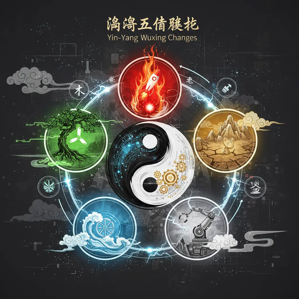 陰陽五行 - 陰陽五行變化