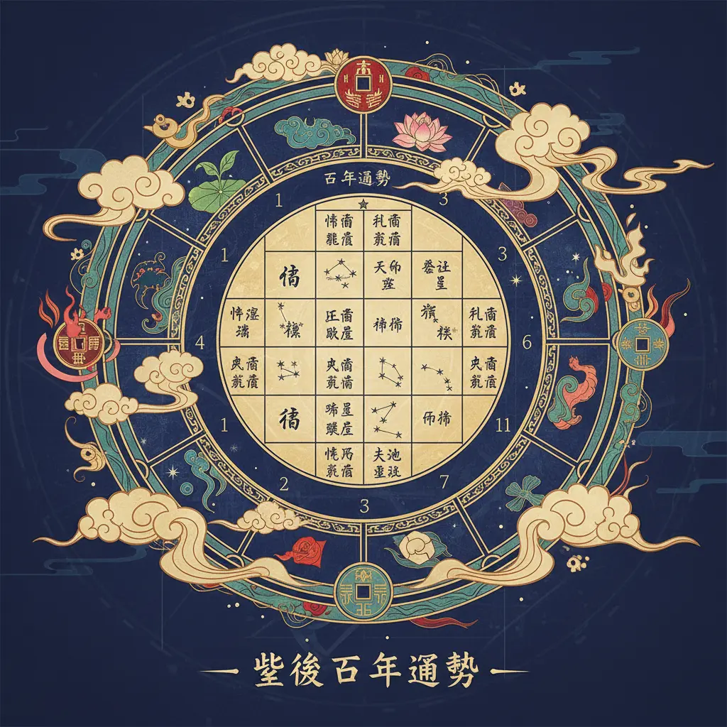 十年運勢 - 紫微命盤