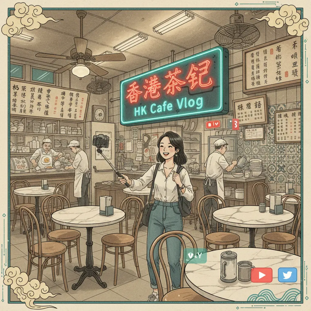 香港vlog - 茶餐廳
