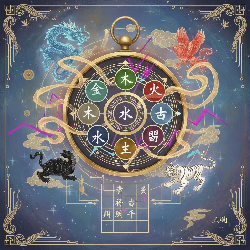 八字命盤 - 五行相生相剋