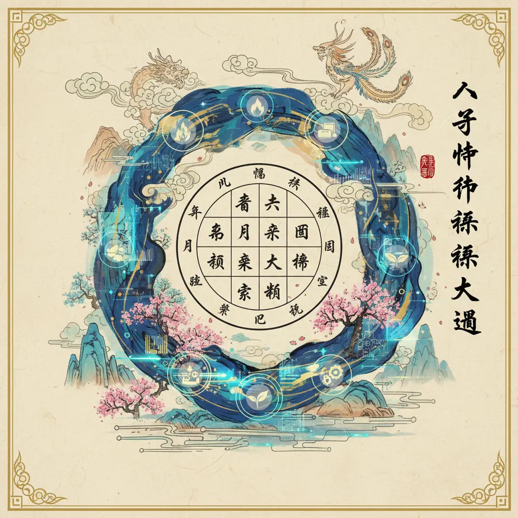 流年大運 - 八字命盤