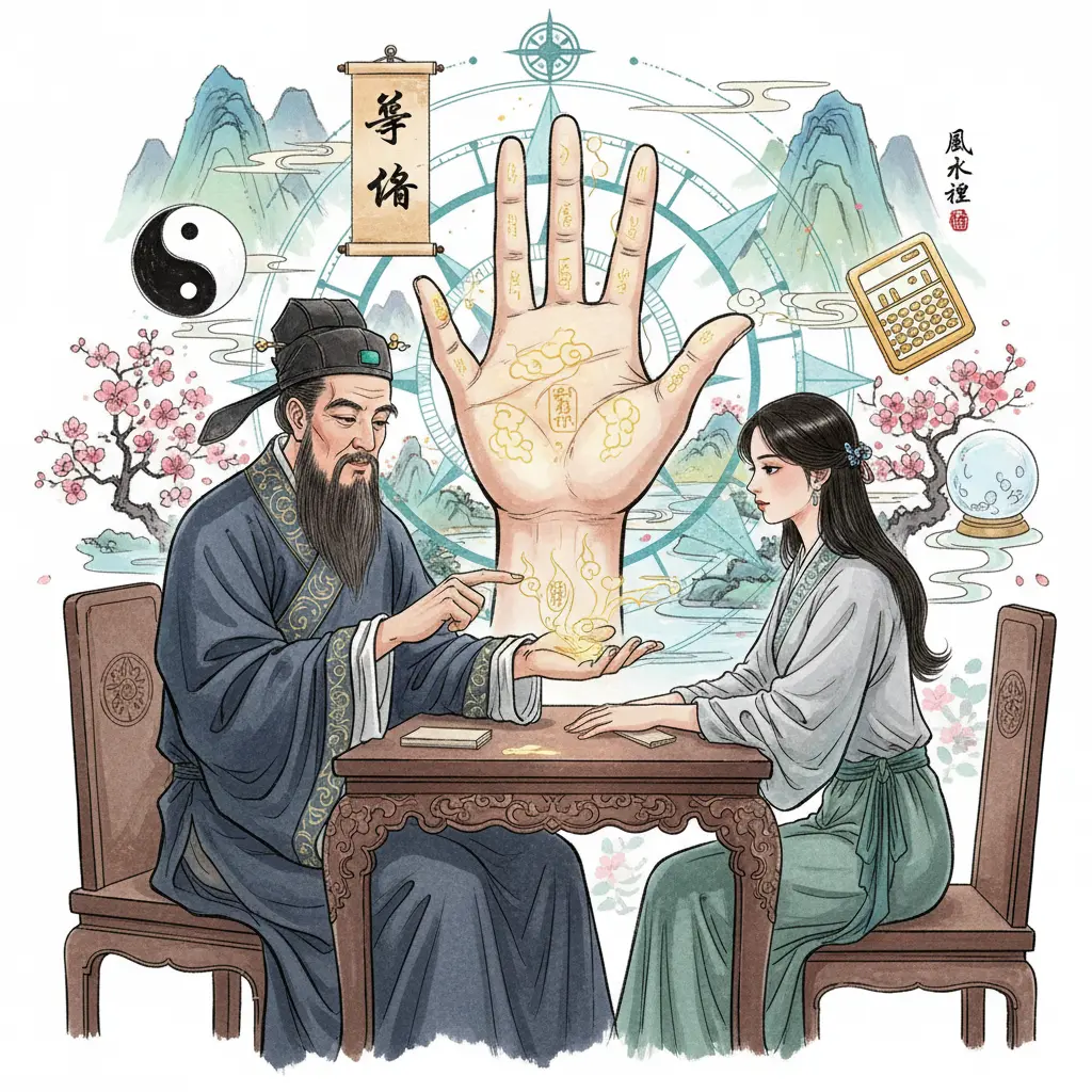 風水命理師 - 掌相