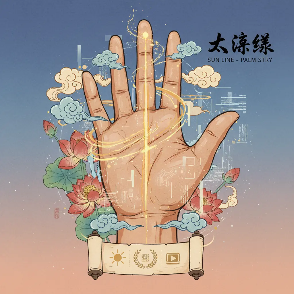手相解讀 - 太陽線