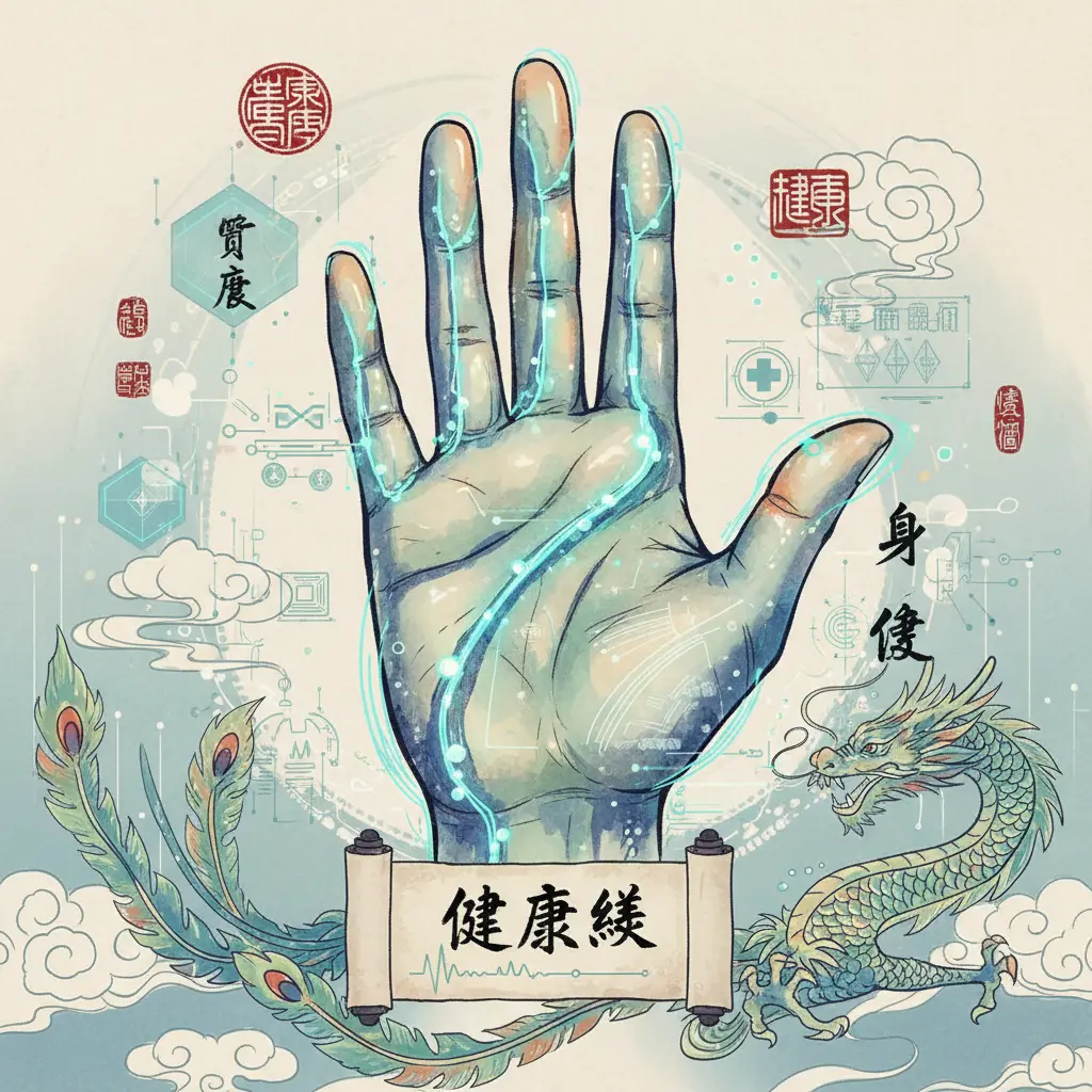 掌相 - 健康線