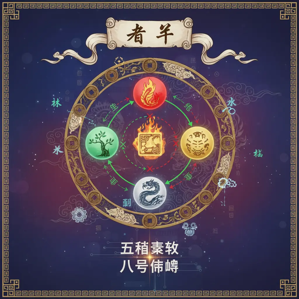 八字命盤 - 五行結構