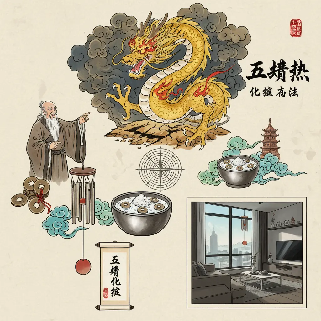 化解方法 - 五黃煞