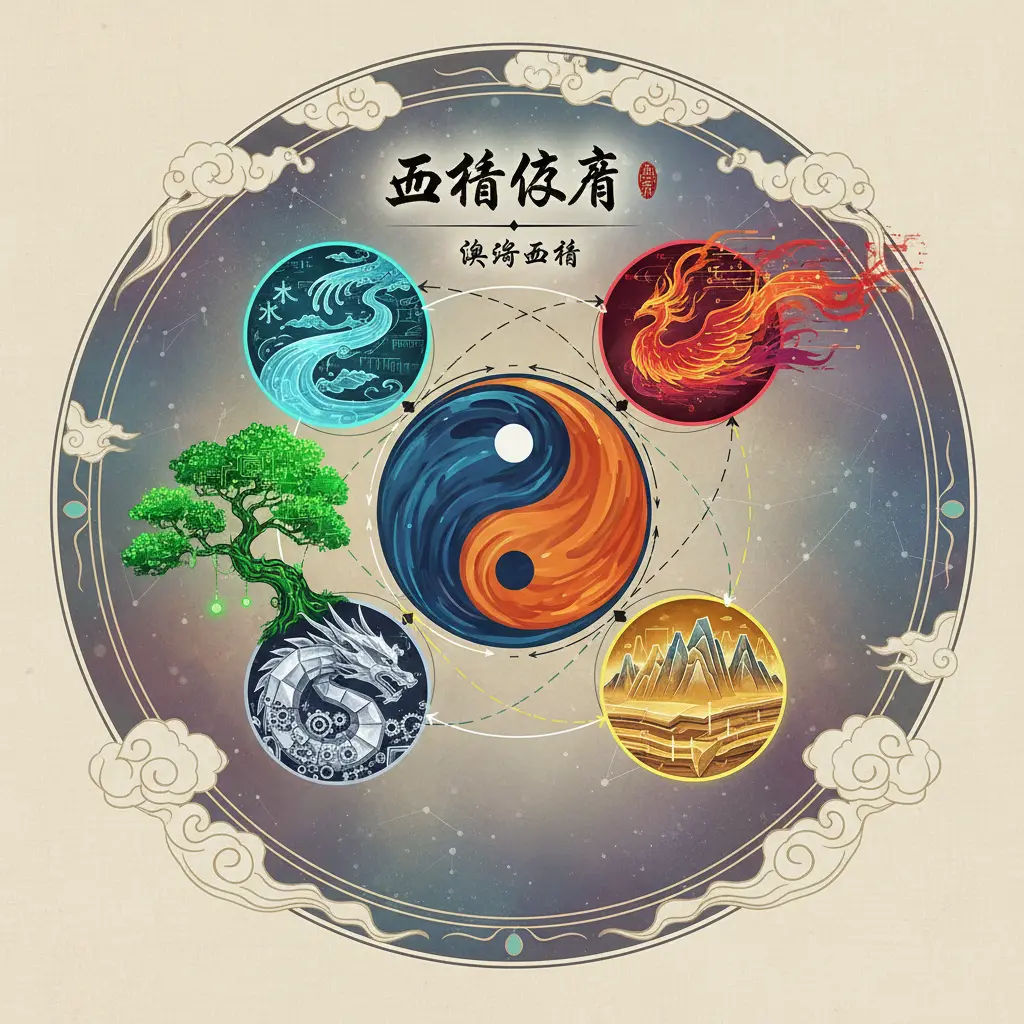 陰陽五行 - 五行依存