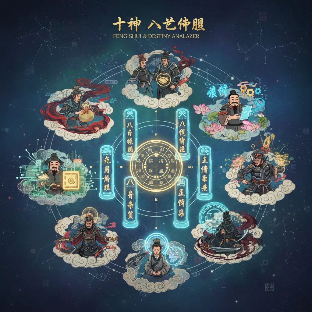 八字命盤 - 十神