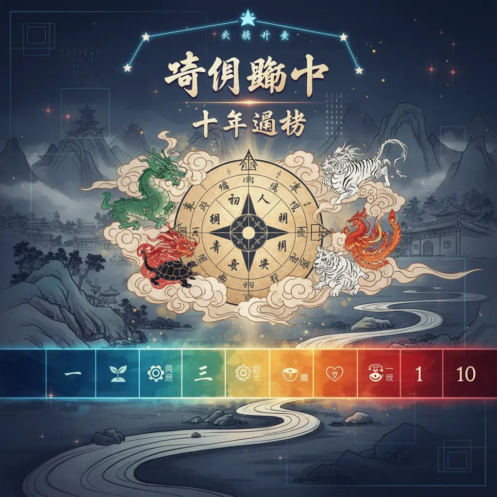 十年運勢 - 奇門遁甲