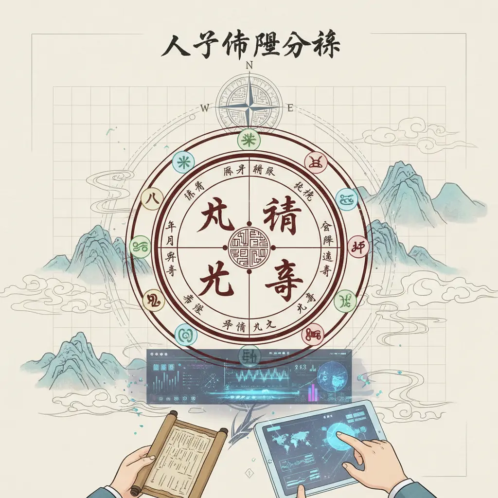 八字分析 - 八字命盤