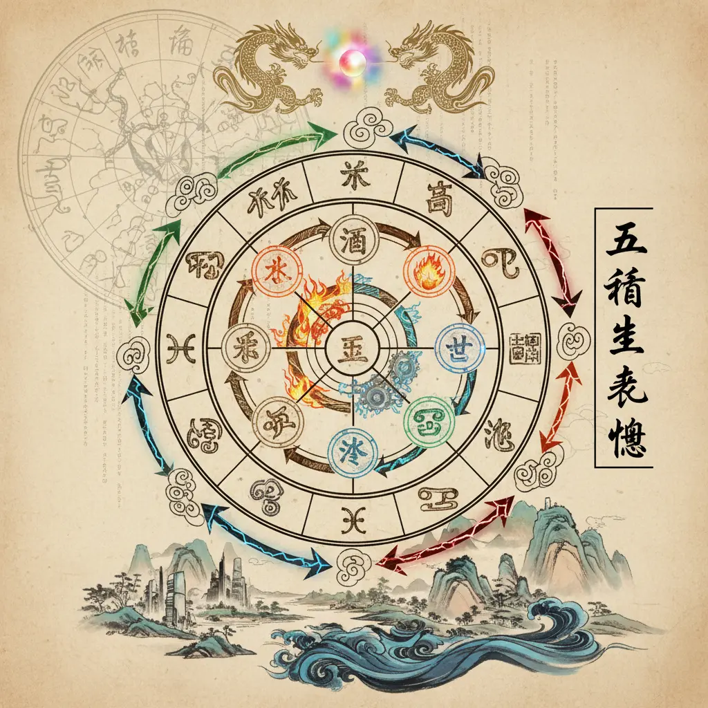 命盤 - 五行生剋