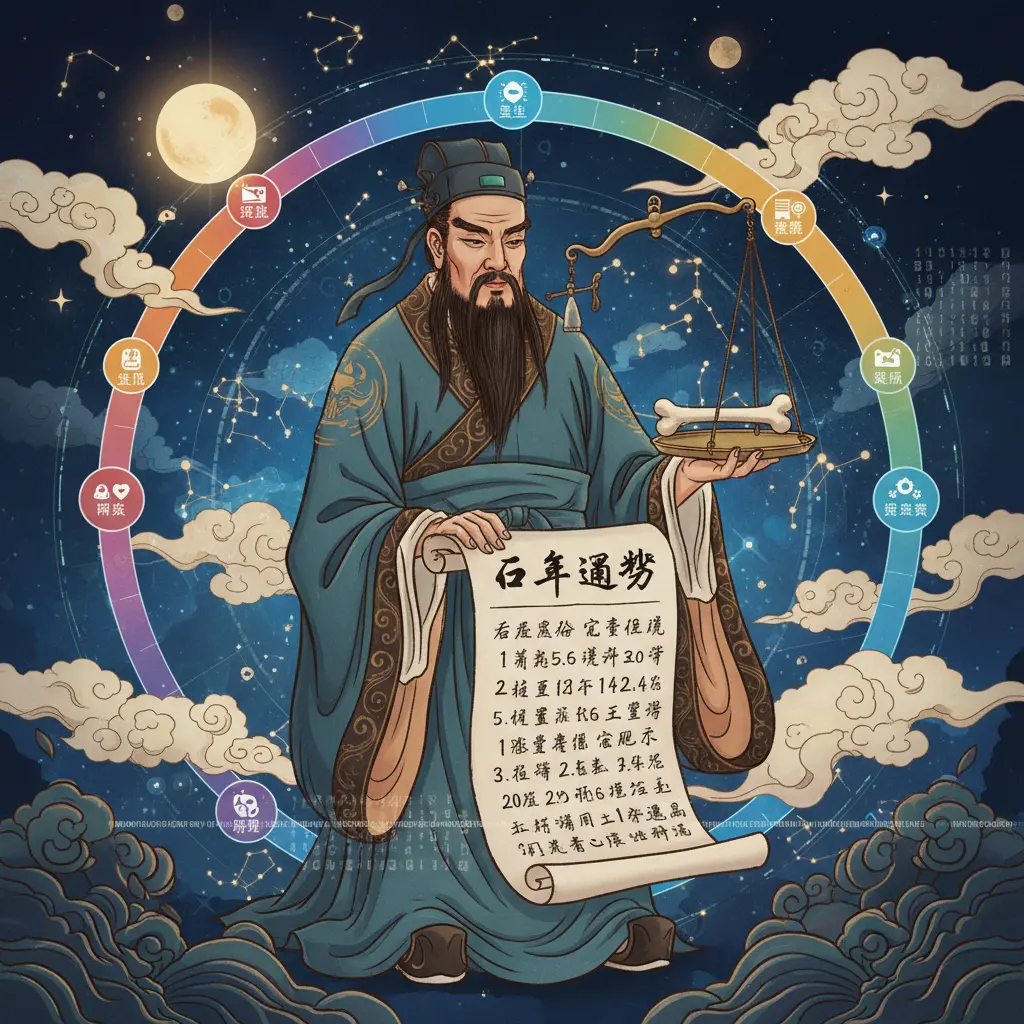 十年運勢 - 袁天罡稱骨