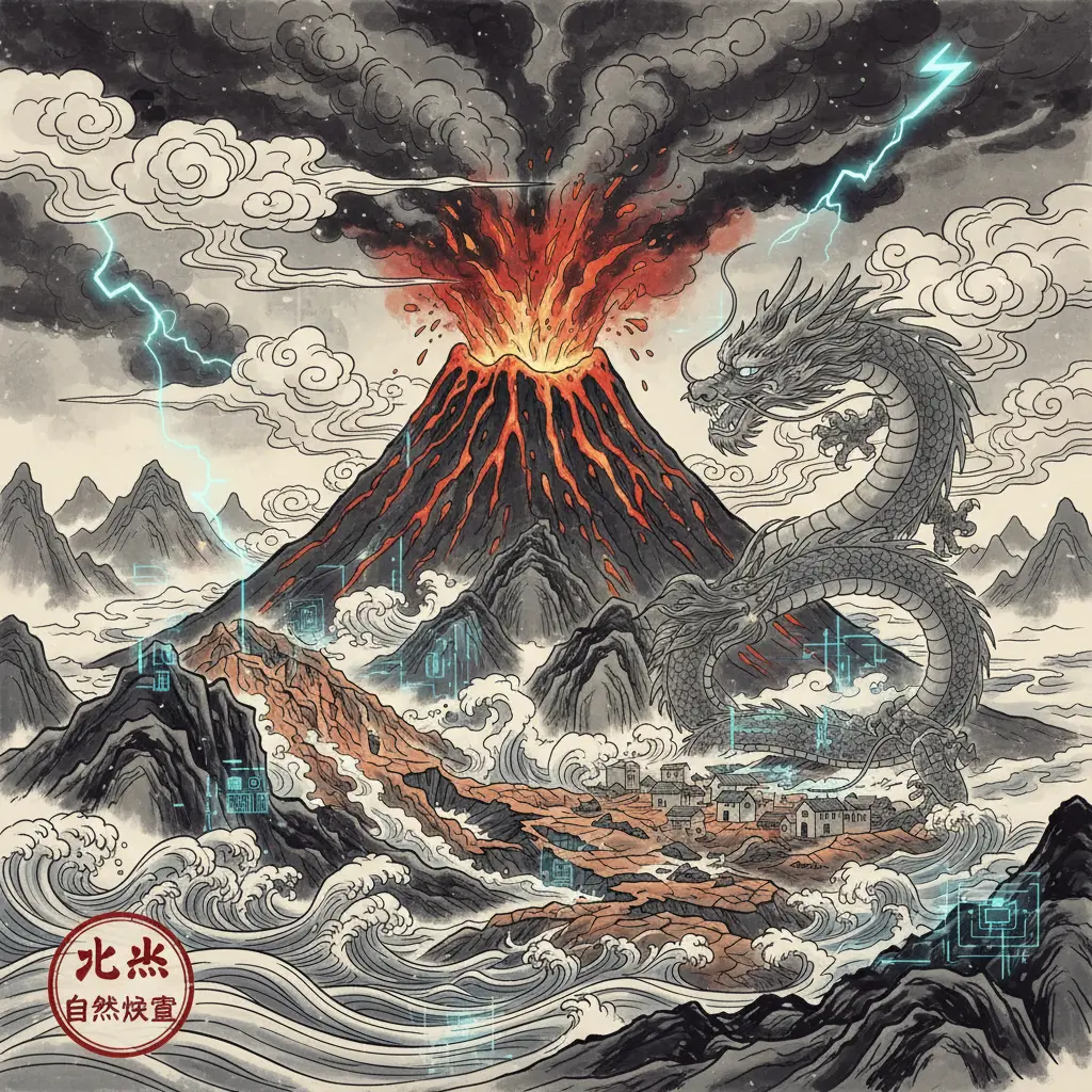 自然災害 - 火山